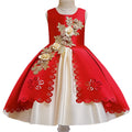 Embroidery Silk Princess Dress