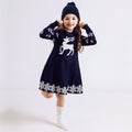 Winter Knitted Chiffon Girl Dress